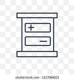 Switch vector outline icon isolated on transparent background, high quality linear Switch transparency concept can be used web and mobile