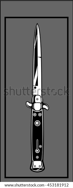 Switchblade knife\
dagger