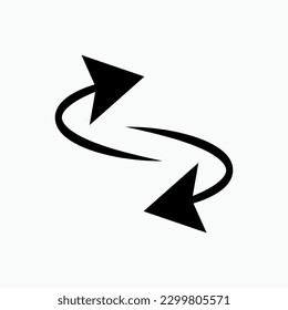 Switched Icon. Exchange Symbol - Vector.