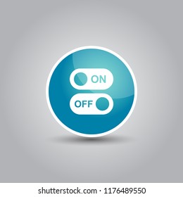 Switches on and off vector icon