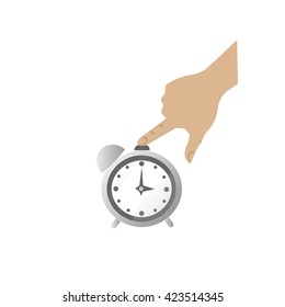 switching on and off of the mechanical alarm fingertip