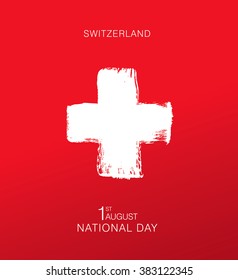 Switzerland. August, 1. National day
