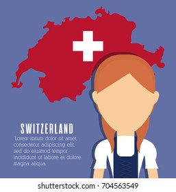 Switzerland country design 