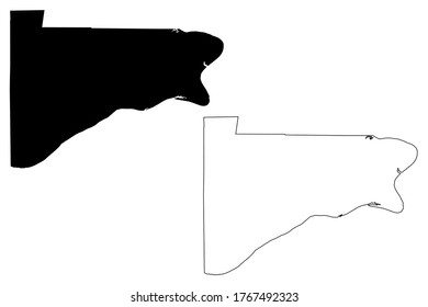 Switzerland County, Indiana (U.S. county, United States of America, USA, U.S., US) map vector illustration, scribble sketch Switzerland map