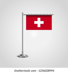 Switzerland Flag Pole