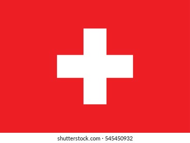 Switzerland flag vector