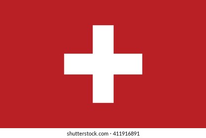 switzerland flag. vector design.