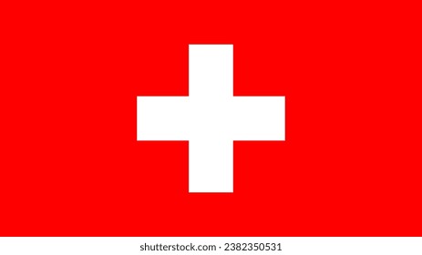 Switzerland Flag. Flag of Switzerland Vector graphics