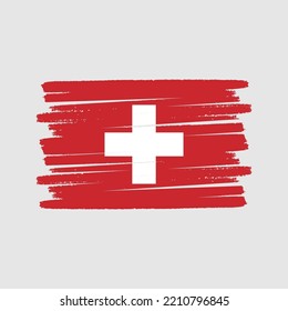 Switzerland Flag Vector. National Flag