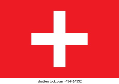 Switzerland Flags Vector