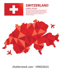 Switzerland geometric concept design