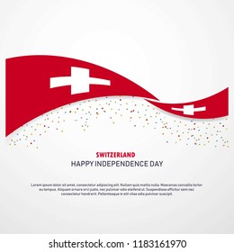 Switzerland Happy independence day Background