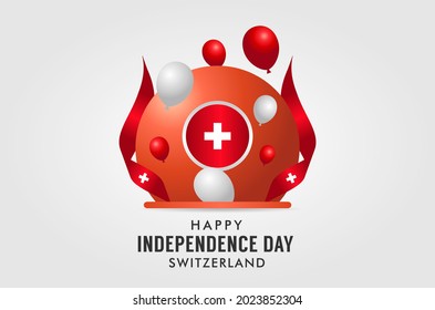 Switzerland Independence Day Background Design