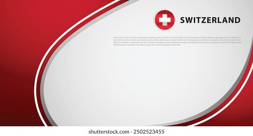 Switzerland layout background concept design template