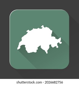 Schweiz-Karte mit Grenzen einzeln auf Hintergrund