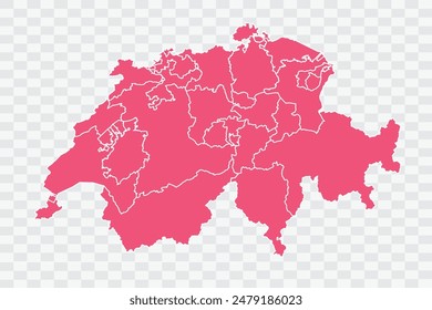 Switzerland Map punch Color Background quality files png