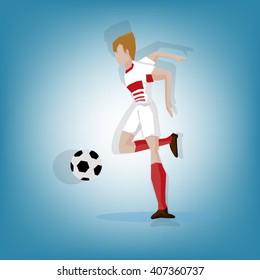 Switzerland Mascot football player