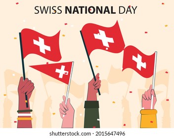 Nationalfeiertag der Schweiz 1. August 2021