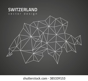 Switzerland polygonal map