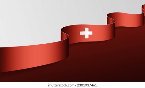 Fondo de la bandera de Suiza. Elemento de impacto para el uso que desea hacer de él.