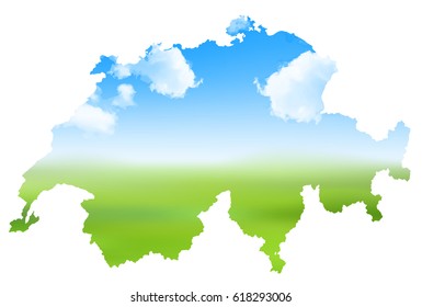 Switzerland Sky map icon