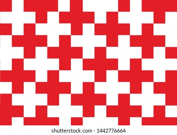 Switzerland Texture National Symbol Background Red Cross Wallpaper