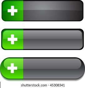  Suíça   botões da Web. Ilustração vetorial.