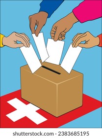 Switzerland's voting system is unique among modern democratic nations in that Switzerland practices direct democracy in parallel with representative democracy.