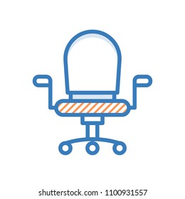 Swivel Chair Vector Icon