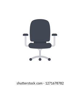 Swivel Chair Vector Icon Stock Vector (Royalty Free) 1271678782