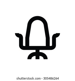 Swivel Chair Vector Icon
