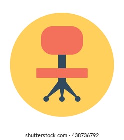 Swivel Chair Vector Icon
