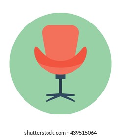 Swivel Chair Vector Icon