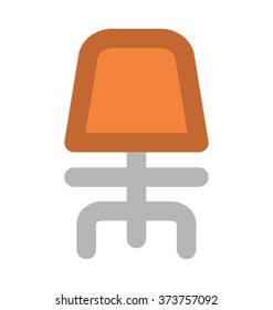 Swivel Chair Vector Illustration