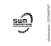SWM letter logo vector design, SWM simple and modern logo. SWM luxurious alphabet design  