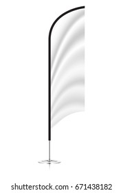 Swooper Flag. Feather Beach Flag Banner