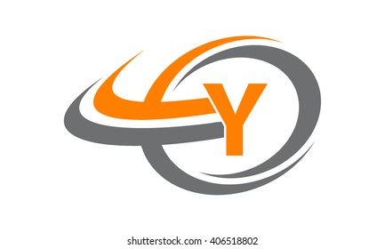 swoosh Center Letter Y