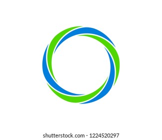 Swoosh CIrcle Logo Template