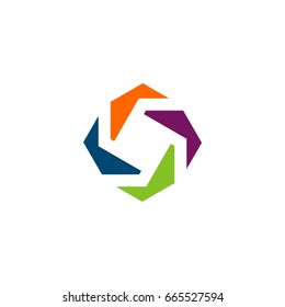 Swoosh Colorful Logo Template Illustration Design. Vector EPS 10.