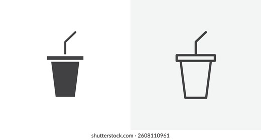 Swoosh Cup icons design. vector icons for ui designs