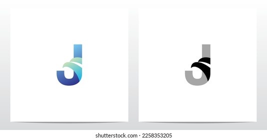 Swoosh Eagle Head On Letter Logo Design J