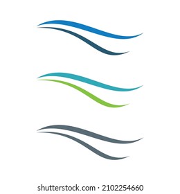 swoosh element simple design vector