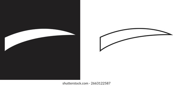 Swoosh Icons Vector Set, Collection and Group, Speed Motion Swirl Curves, Dynamic Wave Tail Shapes, Minimal Flat Line Style, Monochrome Silhouette Graphic Bundle for Logo, Sport and Abstract Design
