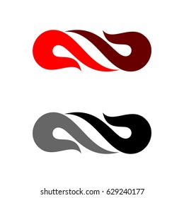 Swoosh Infinity Logo Template Illustration Design. Vector EPS 10.