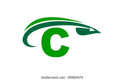 Swoosh Leaf Initial C