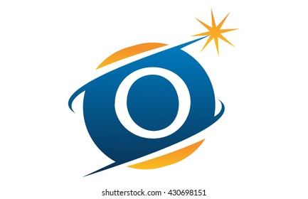 Swoosh Logo Letter O