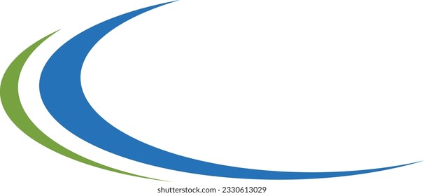 Swoosh logo vector image design