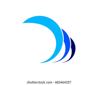 Swoosh ornamental wave