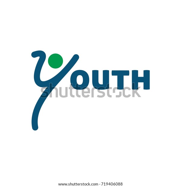 Swoosh Person Logo Vector Youth Vector Stock Vector (Royalty Free ...