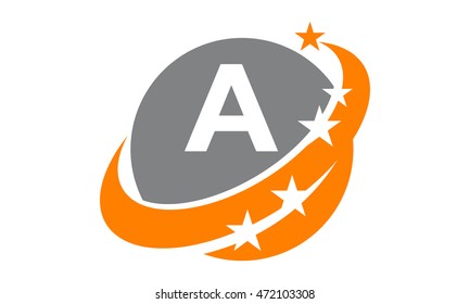 Swoosh Star Solution Letter A